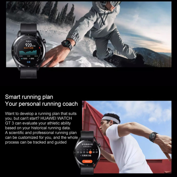 HUAWEI WATCH GT 3 Smart Watch 42mm Leather Wristband, 1.32 inch AMOLED Screen, Support Heart Rate Monitoring / GPS / 7-days Battery Life / NFC(White) - Wearable Devices by Huawei | Online Shopping UK | buy2fix