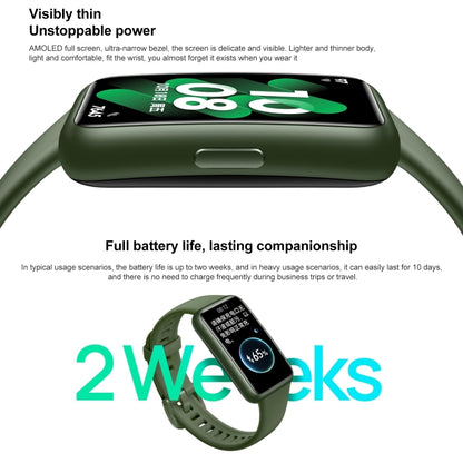 Original HUAWEI Band 7 NFC Edition, 1.47 inch AMOLED Screen Smart Watch, Support Blood Oxygen Monitoring / 14-days Battery Life(Green) - Wearable Devices by Huawei | Online Shopping UK | buy2fix