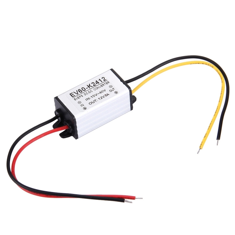 EV60-K2412 DC 15-40V to 12V 5A 36W Car Power Adapter DC-DC Converter Step Down Module - Voltage Stabilizer by buy2fix | Online Shopping UK | buy2fix