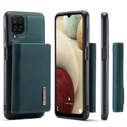 For Samsung Galaxy A12 5G DG.MING M1 Series 3-Fold Multi Card Wallet  Back Cover Shockproof Case with Holder Function(Green) - Galaxy Phone Cases by DG.MING | Online Shopping UK | buy2fix