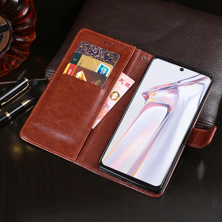 For Blackview A100 idewei Crazy Horse Texture Horizontal Flip Leather Case with Holder & Card Slots & Wallet(Rose Red) - More Brand by idewei | Online Shopping UK | buy2fix