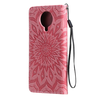 For Nokia 6.3 / G20 / G10 Sun Embossing Pattern Horizontal Flip Leather Case with Card Slot & Holder & Wallet & Lanyard(Pink) - Nokia Cases by buy2fix | Online Shopping UK | buy2fix