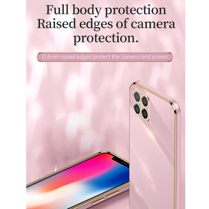 For Huawei nova 8 SE XINLI Straight Edge 6D Electroplate TPU Phone Case(Cherry Purple) - Huawei Cases by XINLI | Online Shopping UK | buy2fix