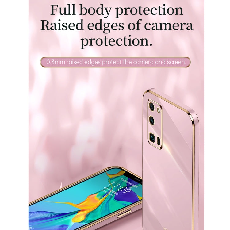 For Honor 30 XINLI Straight Edge 6D Electroplate TPU Phone Case(Celestial Blue) - Honor Cases by XINLI | Online Shopping UK | buy2fix