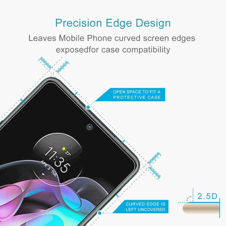 For Motorola Edge 20 10 PCS 0.26mm 9H 2.5D Tempered Glass Film - Motorola Tempered Glass by buy2fix | Online Shopping UK | buy2fix