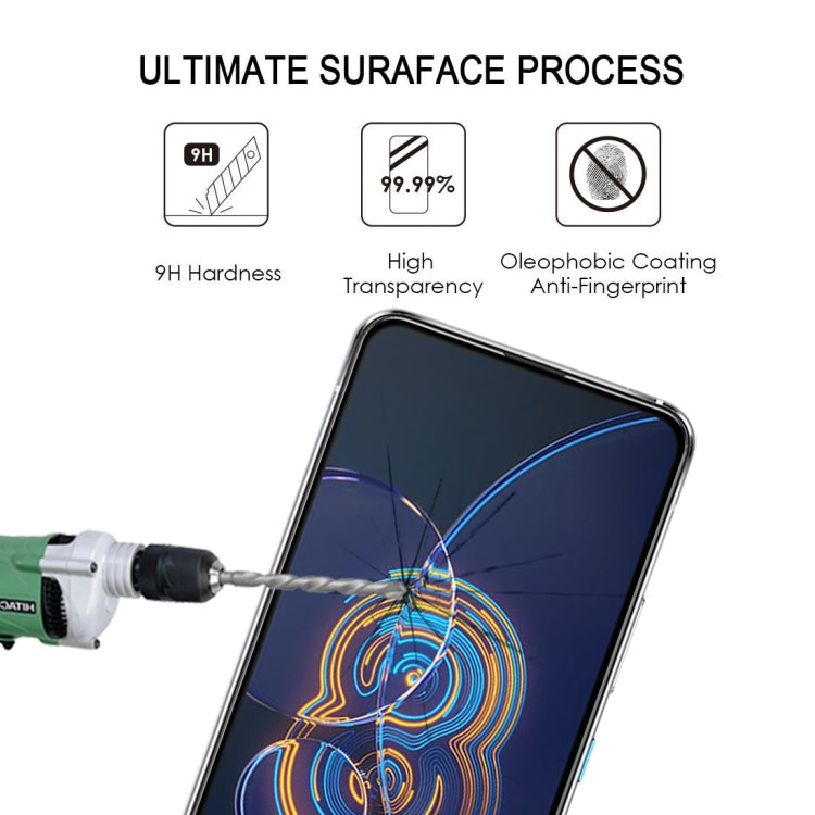 For Asus Zenfone 8 Flip Full Glue Full Cover Screen Protector Tempered Glass Film - ASUS Tempered Glass by buy2fix | Online Shopping UK | buy2fix