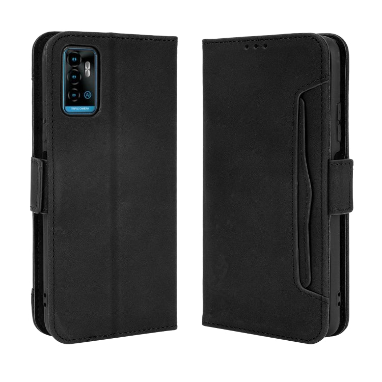 For ZTE Blade A71 Skin Feel Calf Pattern Horizontal Flip Leather Case with Holder & Card Slots & Photo Frame(Black) - ZTE Cases by buy2fix | Online Shopping UK | buy2fix