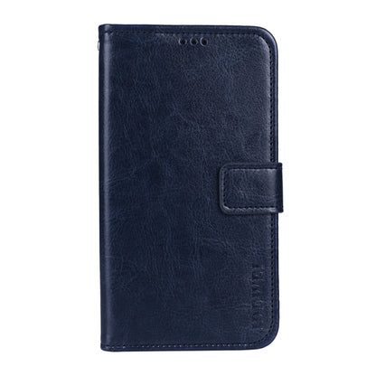 idewei Crazy Horse Texture Horizontal Flip Leather Case with Holder & Card Slots & Wallet For Huawei P50 Pro(Blue) - Huawei Cases by idewei | Online Shopping UK | buy2fix