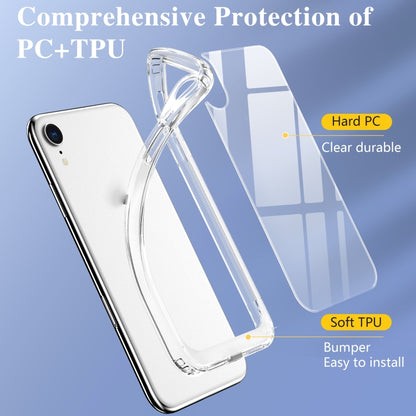 For iPhone XR Crystal Clear Shockproof PC + TPU Protective Case(Transparent) - More iPhone Cases by buy2fix | Online Shopping UK | buy2fix