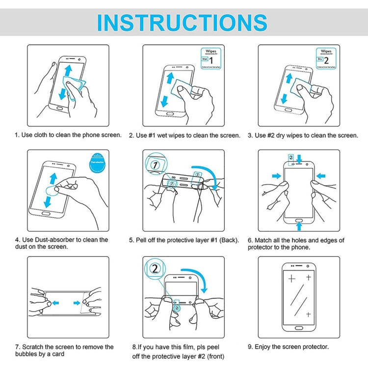 For Doogee N10 50 PCS 0.26mm 9H 2.5D Tempered Glass Film - For Doogee by buy2fix | Online Shopping UK | buy2fix