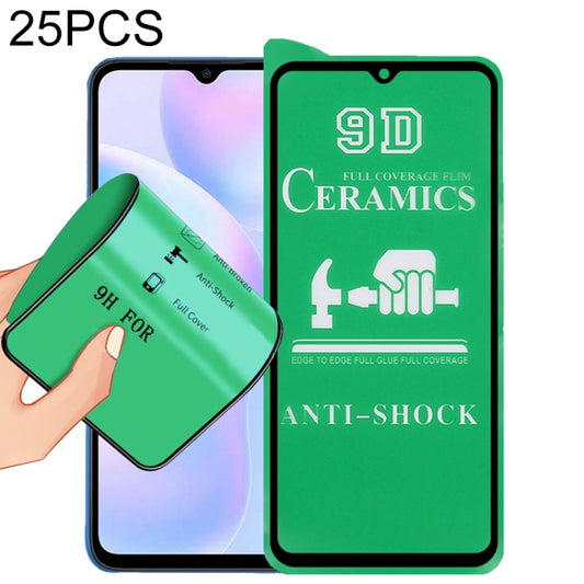 For Xiaomi Redmi 10A / 9A / 9A Sport / 9C / 9C NFC / Poco C31 / 9 Acitv 25 PCS 9D Full Screen Full Glue Ceramic Film -  by buy2fix | Online Shopping UK | buy2fix