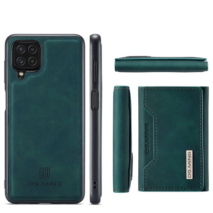 DG.MING M2 Series 3-Fold Multi Card Bag Back Cover Shockproof Case with Wallet & Holder Function For Samsung Galaxy A22 4G(Green) - Galaxy Phone Cases by DG.MING | Online Shopping UK | buy2fix