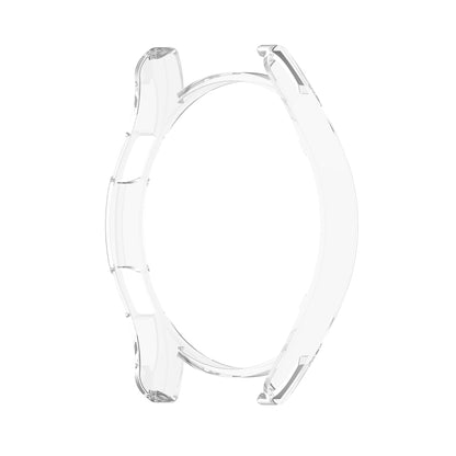 For Samsung Galaxy Watch4 Classic 42mm Half Coverage Hollowed PC Protective Case(Transparent White) - Watch Cases by buy2fix | Online Shopping UK | buy2fix