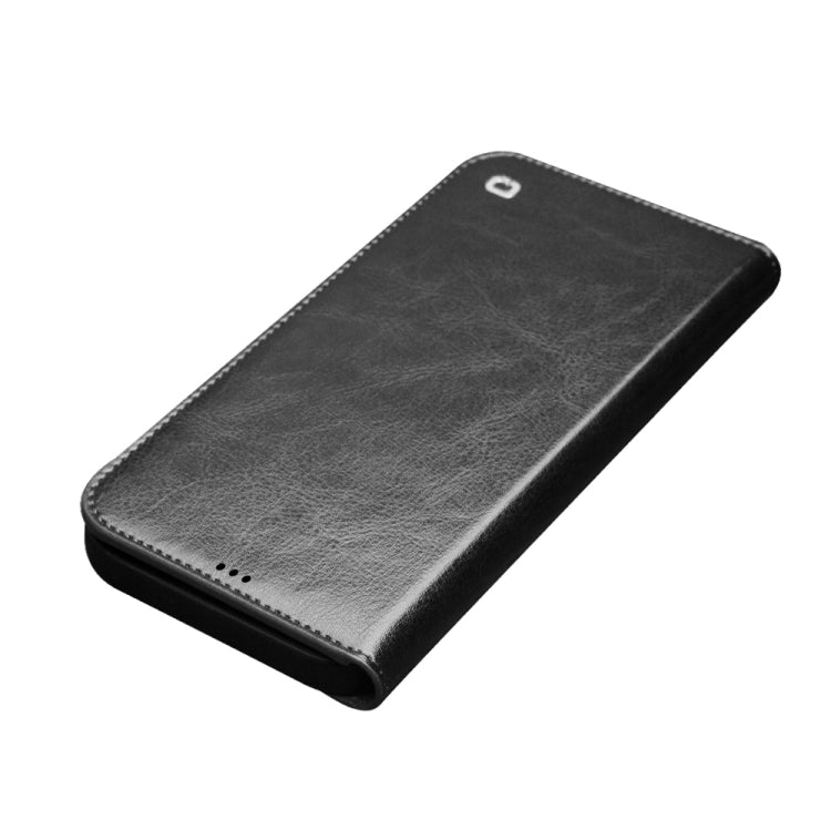 For iPhone 13 Pro Max QIALINO Horizontal Flip Leather Case with Holder & Card Slots & Wallet (Black) - iPhone 13 Pro Max Cases by QIALINO | Online Shopping UK | buy2fix