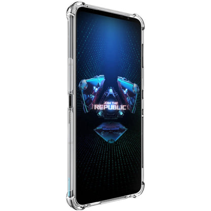 For Asus ROG Phone 5 / 5s IMAK All Coverage Shockproof Airbag TPU Case with Screen Protector(Transparent) - ASUS Cases by imak | Online Shopping UK | buy2fix