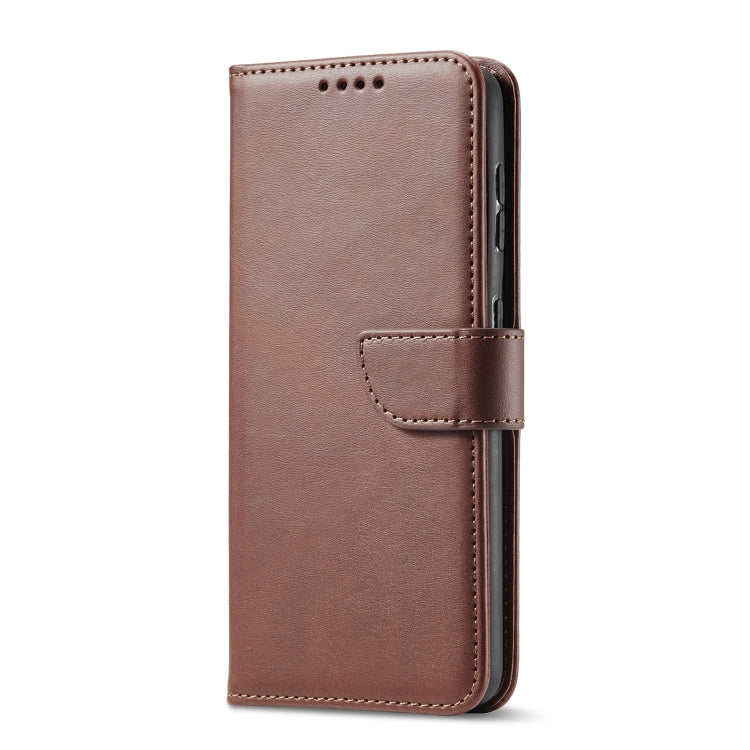 For Samsung Galaxy S21 5G Calf Texture Buckle Horizontal Flip Leather Case with Holder & Card Slots & Wallet(Brown) - Galaxy S21 5G Cases by buy2fix | Online Shopping UK | buy2fix