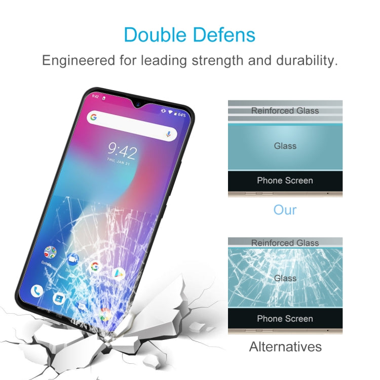 For Blackview A70 / A70 Pro / A55 50 PCS 0.26mm 9H 2.5D Tempered Glass Film - For Blackview by buy2fix | Online Shopping UK | buy2fix