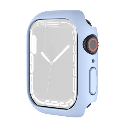 Shockproof TPU Protective Case For Apple Watch Series 9 / 8 / 7 45mm(Light Blue) - Watch Cases by buy2fix | Online Shopping UK | buy2fix