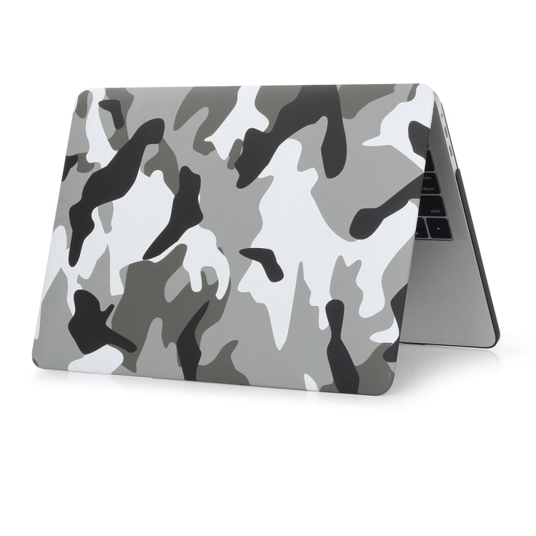 Camouflage Pattern Laptop Water Decals PC Protective Case For MacBook Pro 16 inch A2141(Grey Camouflage) - MacBook Pro Cases by buy2fix | Online Shopping UK | buy2fix