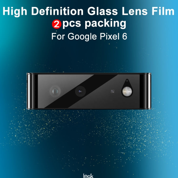 For Google Pixel 6 Pro 2 PCS IMAK HD  Glass Rear Camera Lens Film - Google Tempered Glass by imak | Online Shopping UK | buy2fix