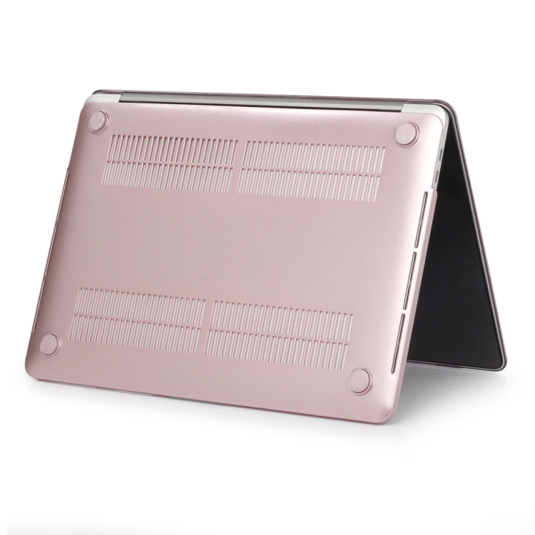 Laptop Metal Style Protective Case For MacBook Pro 16.2 inch A2485 2021(Rose Gold) - MacBook Pro Cases by buy2fix | Online Shopping UK | buy2fix