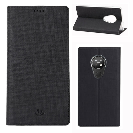 For Nokia 6.2 & 7.2 ViLi Shockproof TPU + PU Horizontal Flip Protective Case with Card Slot & Holder(Black) - Nokia Cases by ViLi | Online Shopping UK | buy2fix