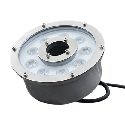 24W Landscape Ring LED Aluminum Alloy Underwater Fountain Light(White Light) - Underwater Lights by buy2fix | Online Shopping UK | buy2fix