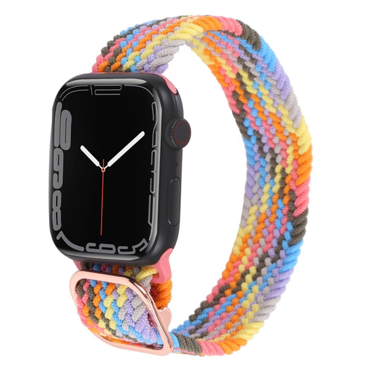 Nylon Braid Strap Watch Band For Apple Watch Ultra 49mm&Watch Ultra 2 49mm / Series 9&8&7 45mm / SE 3&SE 2&6&SE&5&4 44mm / 3&2&1 42mm(19) - Watch Bands by buy2fix | Online Shopping UK | buy2fix