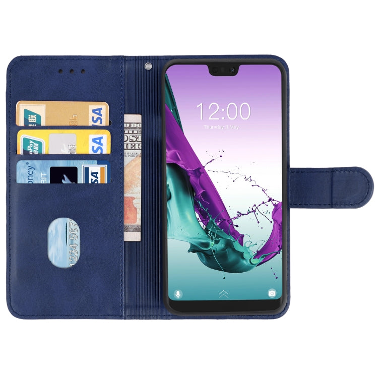 Leather Phone Case For Doogee N10(Blue) - More Brand by buy2fix | Online Shopping UK | buy2fix