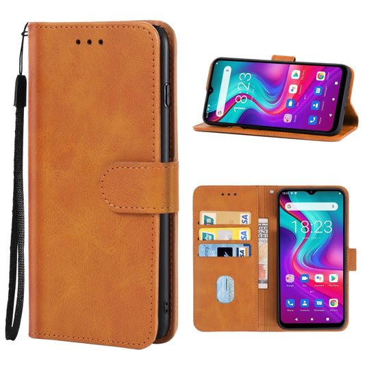 Leather Phone Case For Doogee X96(Brown) - More Brand by buy2fix | Online Shopping UK | buy2fix