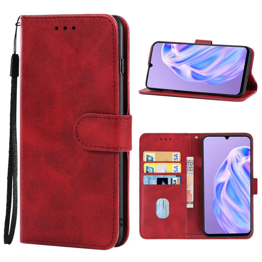 Leather Phone Case For Ulefone Note 6P(Red) - Ulefone Cases by buy2fix | Online Shopping UK | buy2fix