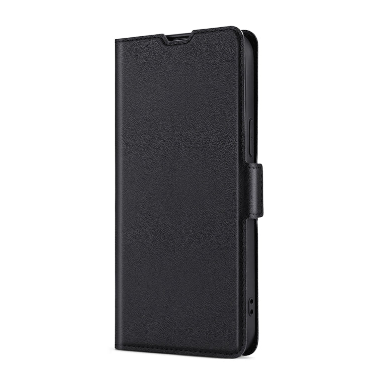 For Doogee X95 Ultra-thin Voltage Side Buckle PU + TPU Leather Phone Case(Black) - More Brand by buy2fix | Online Shopping UK | buy2fix