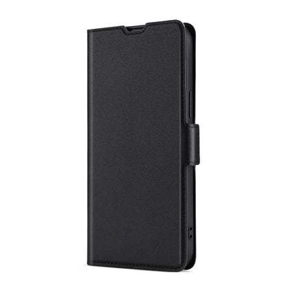 For Blackview A80 / A80S Ultra-thin Voltage Side Buckle PU + TPU Leather Phone Case(Black) - More Brand by buy2fix | Online Shopping UK | buy2fix