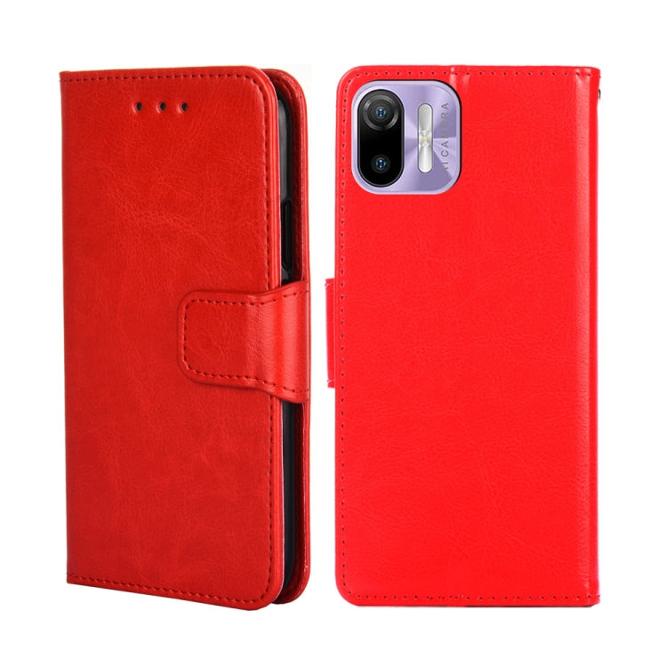 For Ulefone Note 6 / Note 6P Crystal Texture Leather Phone Case(Red) - Ulefone Cases by buy2fix | Online Shopping UK | buy2fix