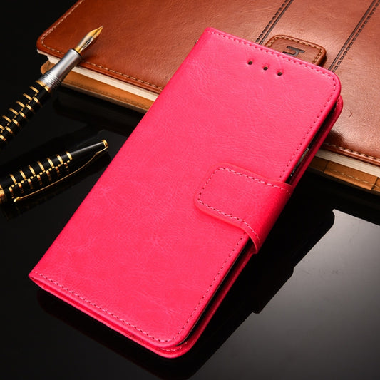 For Blackview A70 Crystal Texture Leather Phone Case(Rose Red) - More Brand by buy2fix | Online Shopping UK | buy2fix