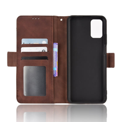For Ulefone Note 12P Skin Feel Calf Pattern Leather Phone Case(Brown) - Ulefone Cases by buy2fix | Online Shopping UK | buy2fix