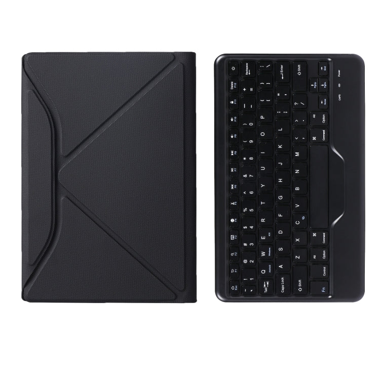 B0N5 Diamond Texture Bluetooth Keyboard Leather Case with Triangle Back Support For Xiaomi Pad 5 / 5 Pro(Black + Black) - Others Keyboard by buy2fix | Online Shopping UK | buy2fix