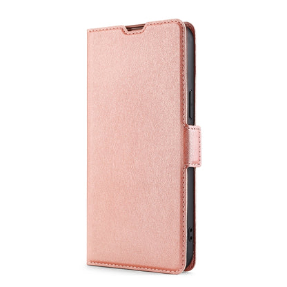 For Blackview A95 Ultra-thin Voltage Side Buckle PU + TPU Leather Phone Case(Rose Gold) - More Brand by buy2fix | Online Shopping UK | buy2fix