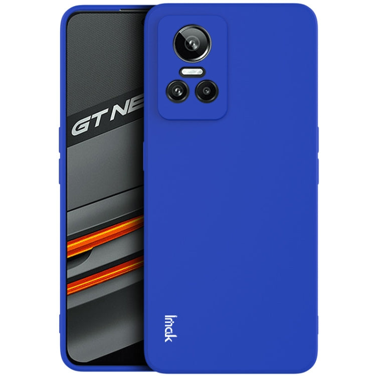 For OPPO Realme GT Neo3 5G IMAK UC-4 Series Straight Edge TPU Phone Case(Blue) - Realme Cases by imak | Online Shopping UK | buy2fix