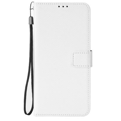 For Blackview A55 Pro Diamond Texture Leather Phone Case(White) - More Brand by buy2fix | Online Shopping UK | buy2fix