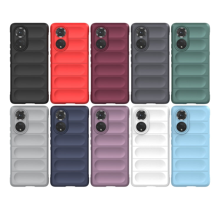 For Huawei Nova 9/Honor 50 Magic Shield TPU + Flannel Phone Case(Dark Blue) - Huawei Cases by buy2fix | Online Shopping UK | buy2fix