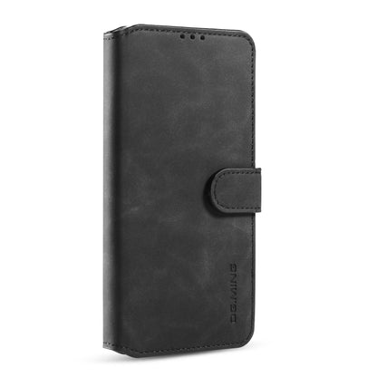 For Galaxy A51 DG.MING Retro Oil Side Horizontal Flip Case with Holder & Card Slots & Wallet(Black) - Galaxy Phone Cases by DG.MING | Online Shopping UK | buy2fix