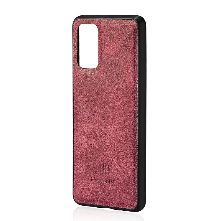 For Galaxy S20 DG.MING Crazy Horse Texture Flip Detachable Magnetic Leather Case with Holder & Card Slots & Wallet(Red) - Galaxy Phone Cases by DG.MING | Online Shopping UK | buy2fix