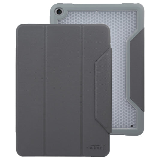 For iPad 10.2 / iPad Pro 10.5 Mutural Yagao Series PC Horizontal Flip Leather Tablet Case(Grey) - iPad 10.2 Cases by Mutural | Online Shopping UK | buy2fix