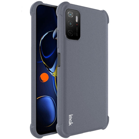 For Xiaomi Redmi Note 11SE 5G/Note 10 5G/ Note 10T 5G/Xiaomi Poco M3 Pro 4G/5G IMAK All-inclusive Shockproof Airbag TPU Case with Screen Protector (Matte Grey) - Xiaomi Cases by imak | Online Shopping UK | buy2fix