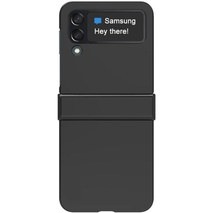 For Samsung Galaxy Z Flip4 5G IMAK JS-3 Series Colorful PC Case(Black) - Galaxy Z Flip4 5G Cases by imak | Online Shopping UK | buy2fix