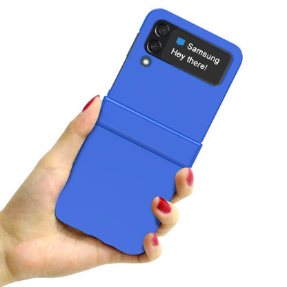 For Samsung Galaxy Z Flip4 5G IMAK JS-3 Series Colorful PC Case(Blue) - Galaxy Z Flip4 5G Cases by imak | Online Shopping UK | buy2fix
