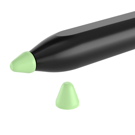 10 in 1 / Set Silicone Nib Cap For Xiaomi Pencil(Matcha Green) - Pencil Accessories by buy2fix | Online Shopping UK | buy2fix