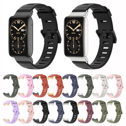 For Xiaomi Mi Band 7 Pro Mijobs Flat Hole TPU Watch Band(Purple Rose Gold) - Watch Bands by MIJOBS | Online Shopping UK | buy2fix