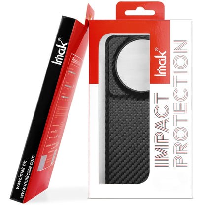 For Xiaomi 12 Pro Glass Version/12S Pro Glass Version IMAK Ruiyi Series Carbon Fiber PU + PC Phone Case(Black) - Xiaomi Cases by imak | Online Shopping UK | buy2fix